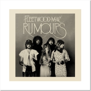 Fleetwood Mac Rumors portrait Posters and Art